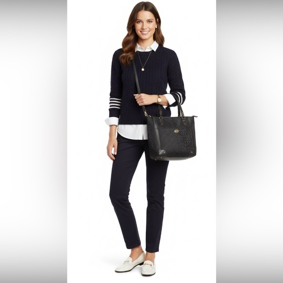 Tommy Hilfiger Handbags - Tommy Hilfiger Logo Black Shoulder Bag